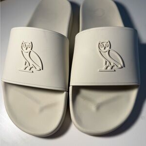 Ovo (Drake) Owl Embossed Unisex Slides